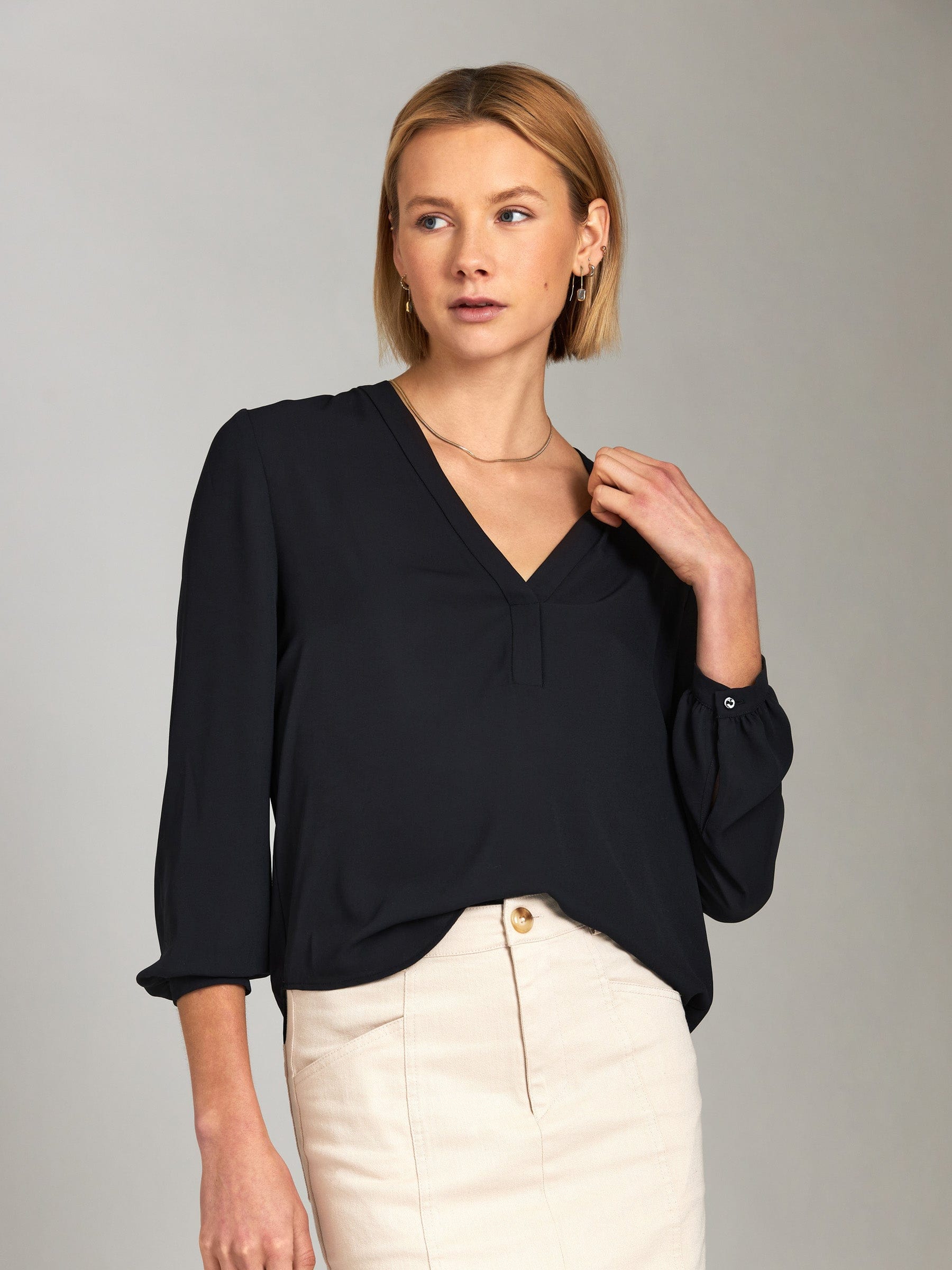 MONK & LOU - Dobby Adina Blouse