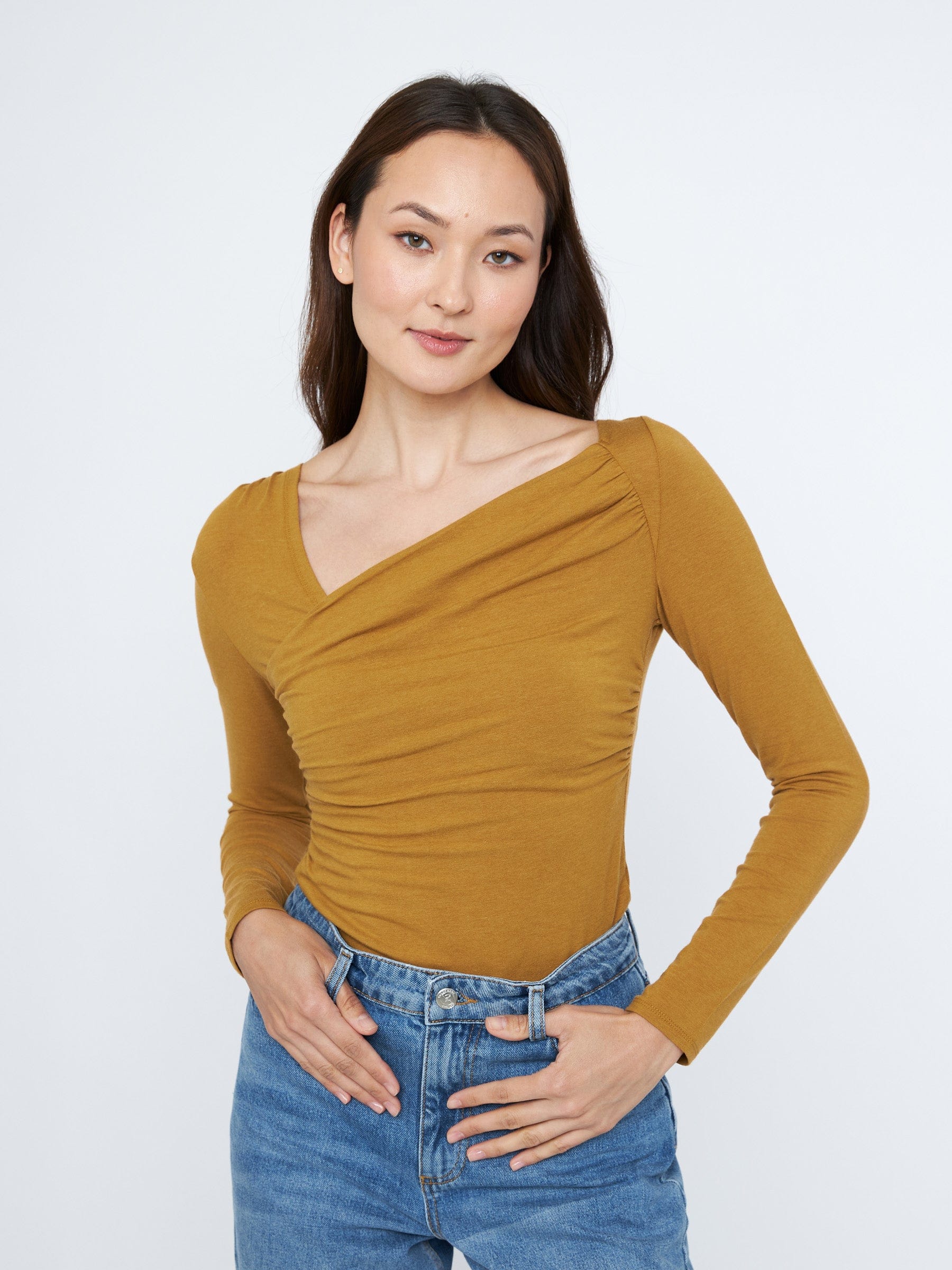 MONK & LOU - Corina Draped Top