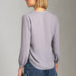 MONK & LOU - Dobby Adina Blouse