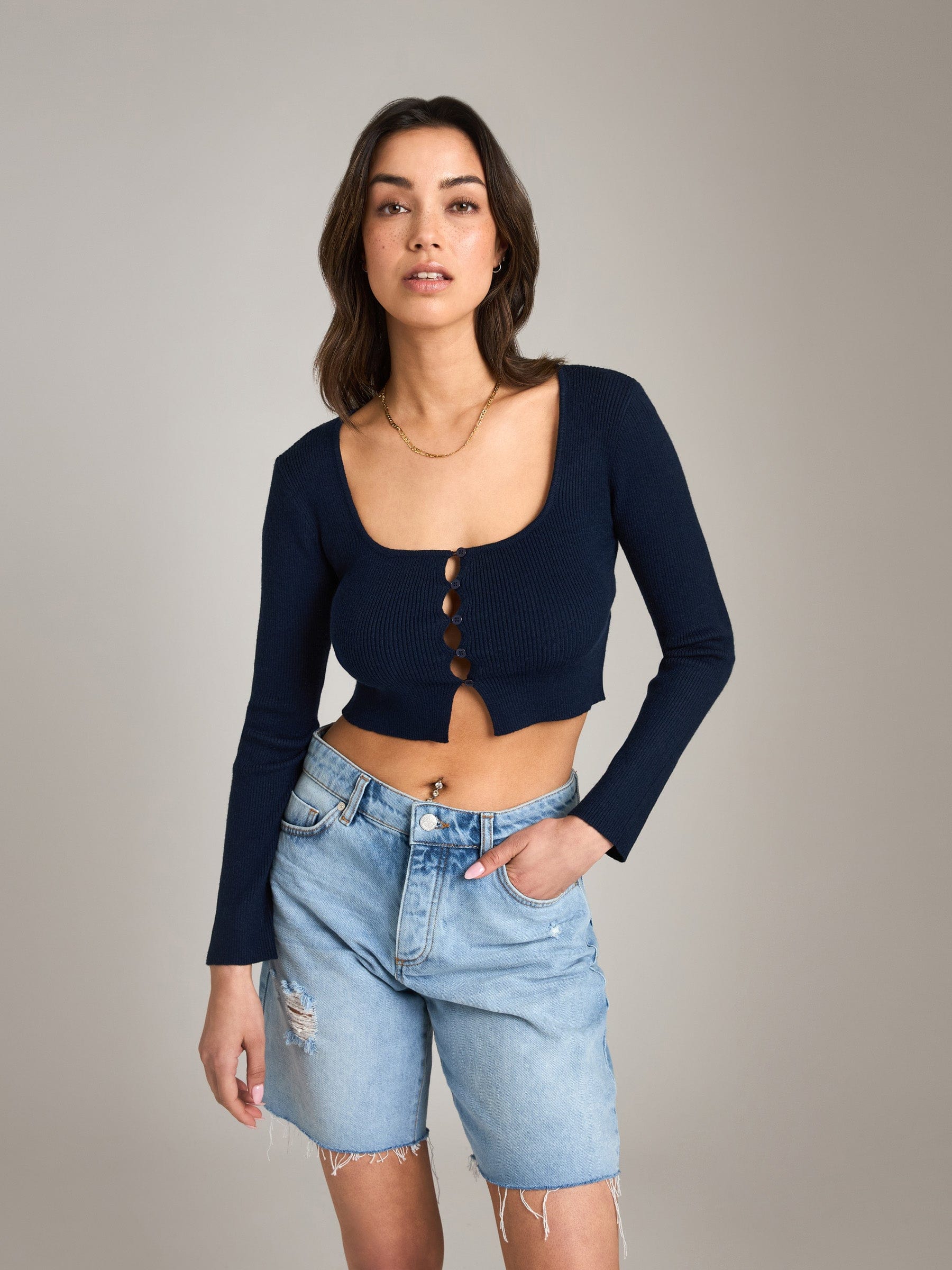 MONK & LOU - Capri Cropped Cardigan