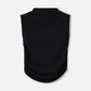 Monk & Lou TOPS Shona Mock Neck Ruched Shell
