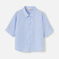 MONK & LOU TOPS Sky Blue / 2XS Selina Button Up Shirt