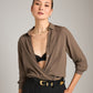 MONK & LOU - Janae Back Pleat Blouse