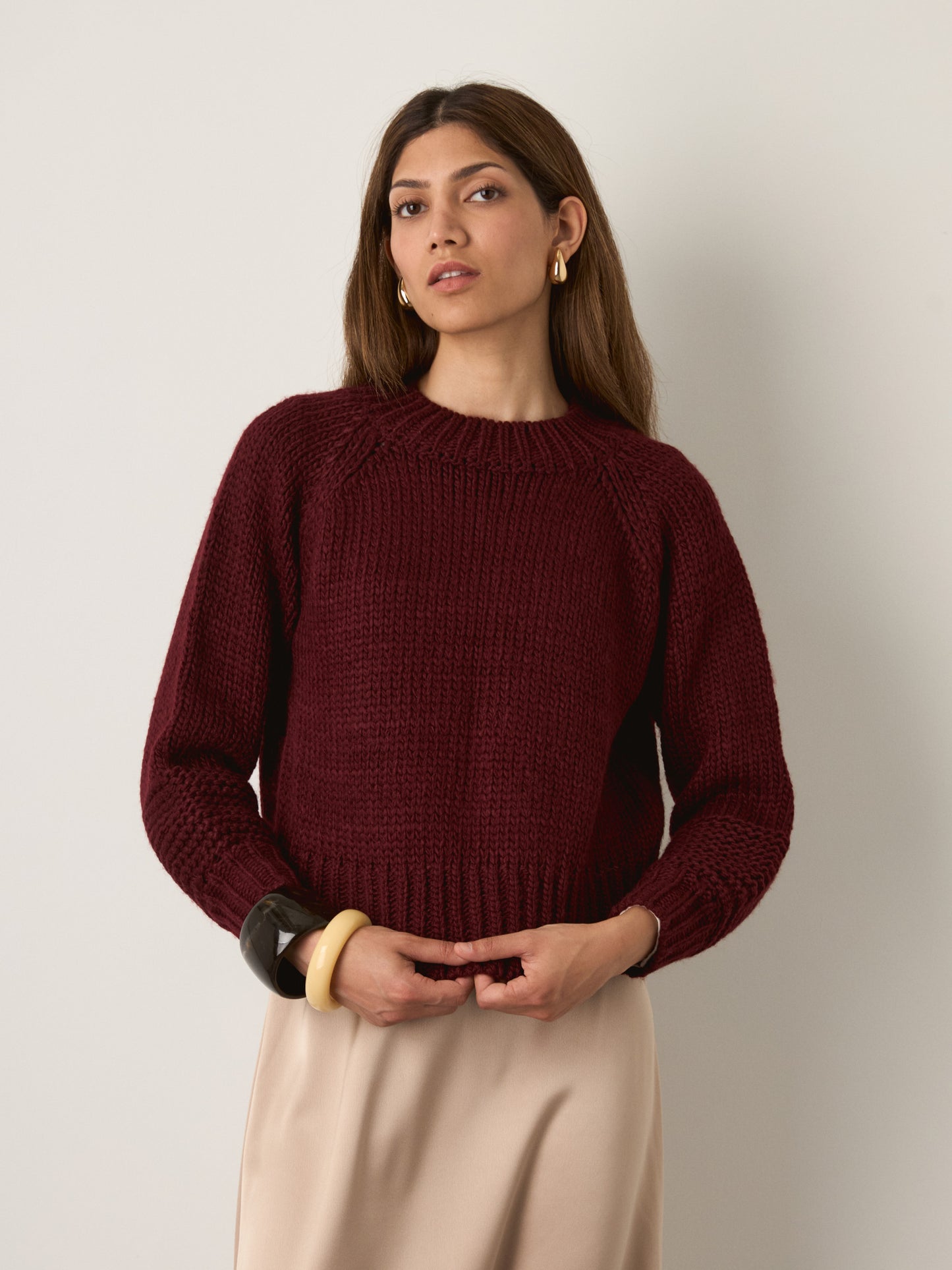 MONK & LOU - Valerian Cropped Sweater - 
