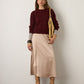 MONK & LOU - Valerian Cropped Sweater - Dark Cherry