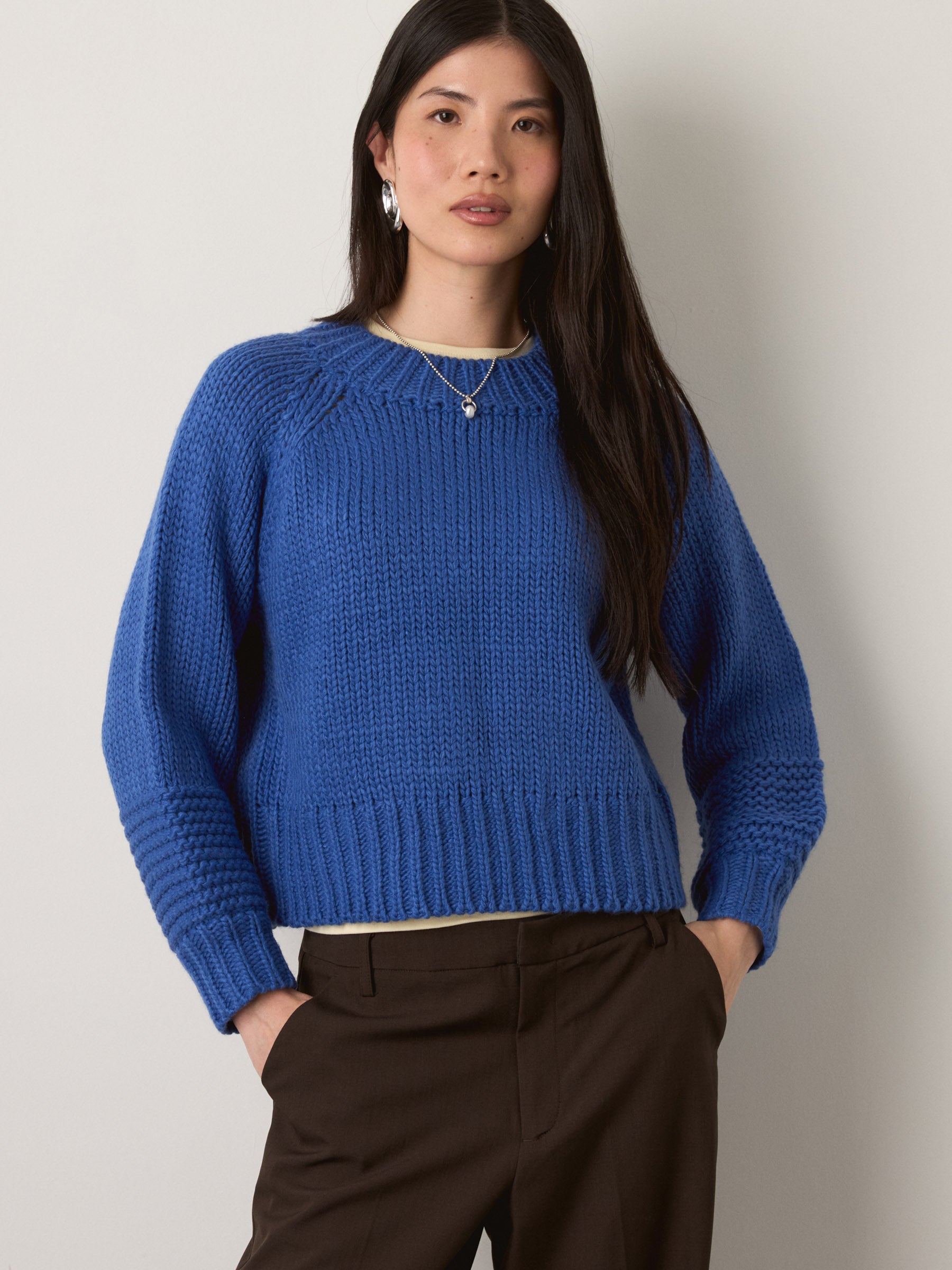 MONK & LOU - Valerian Cropped Sweater - 