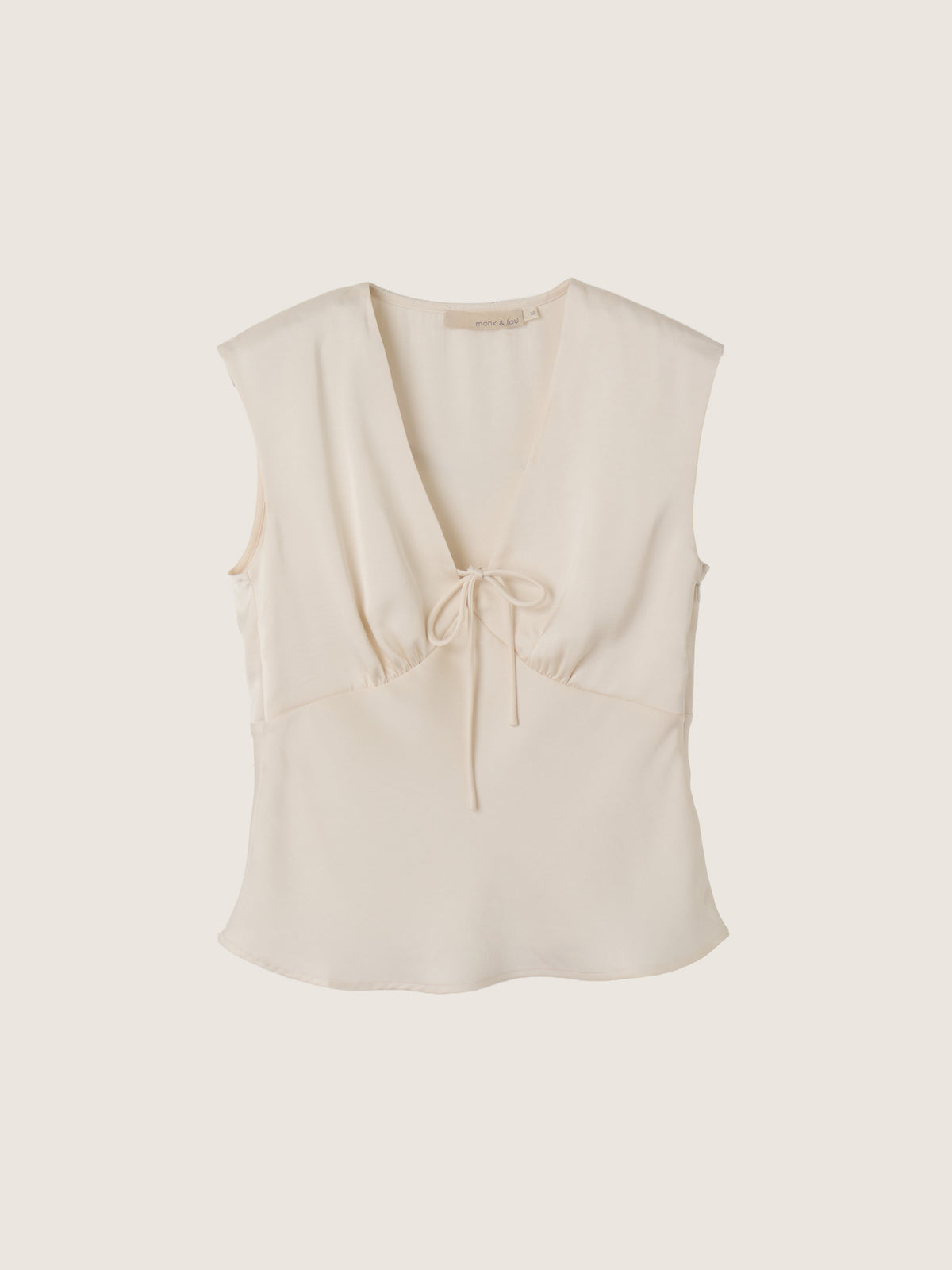 MONK & LOU - Zinnia Shell Tie Top - 