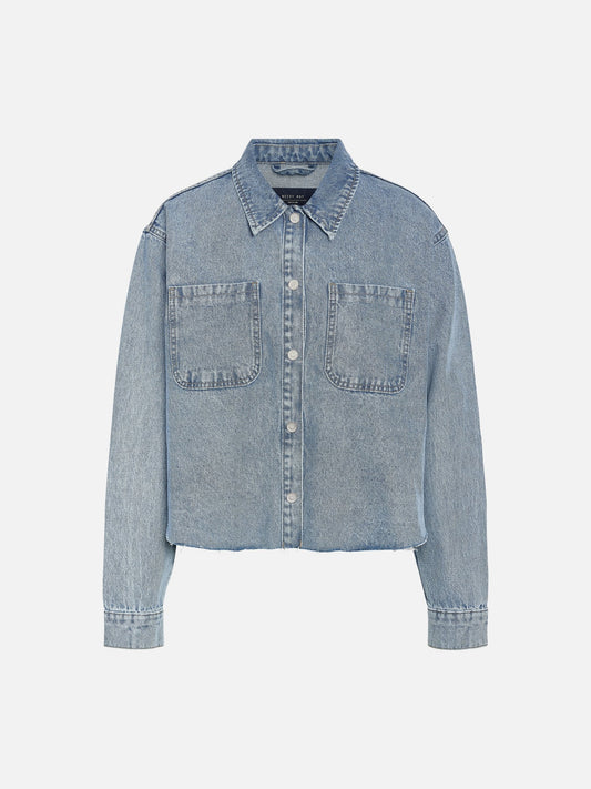 NOISY MAY - Alva Short Denim Shacket - 