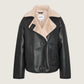 NOISY MAY - Zinna Faux Leather Aviator Jacket - 