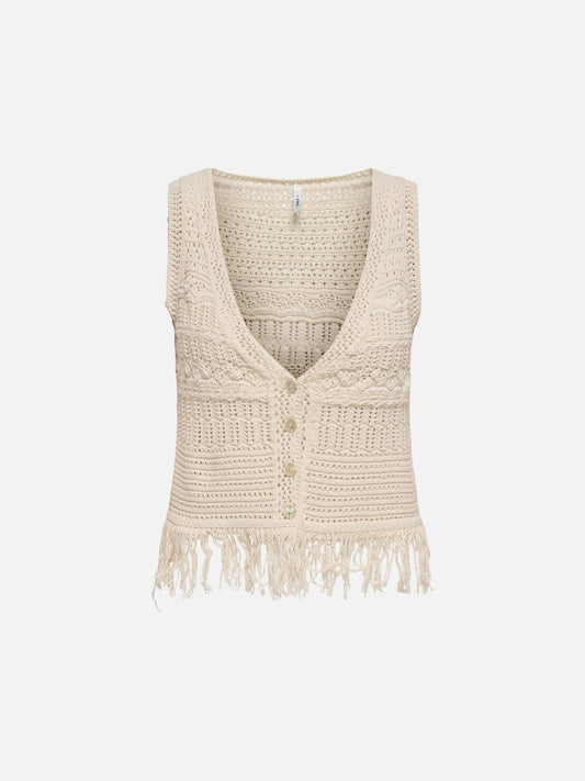 ONLY - Alix Fringe Vest - 
