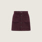 ONLY - Amazing Corduroy Skirt - Fudge