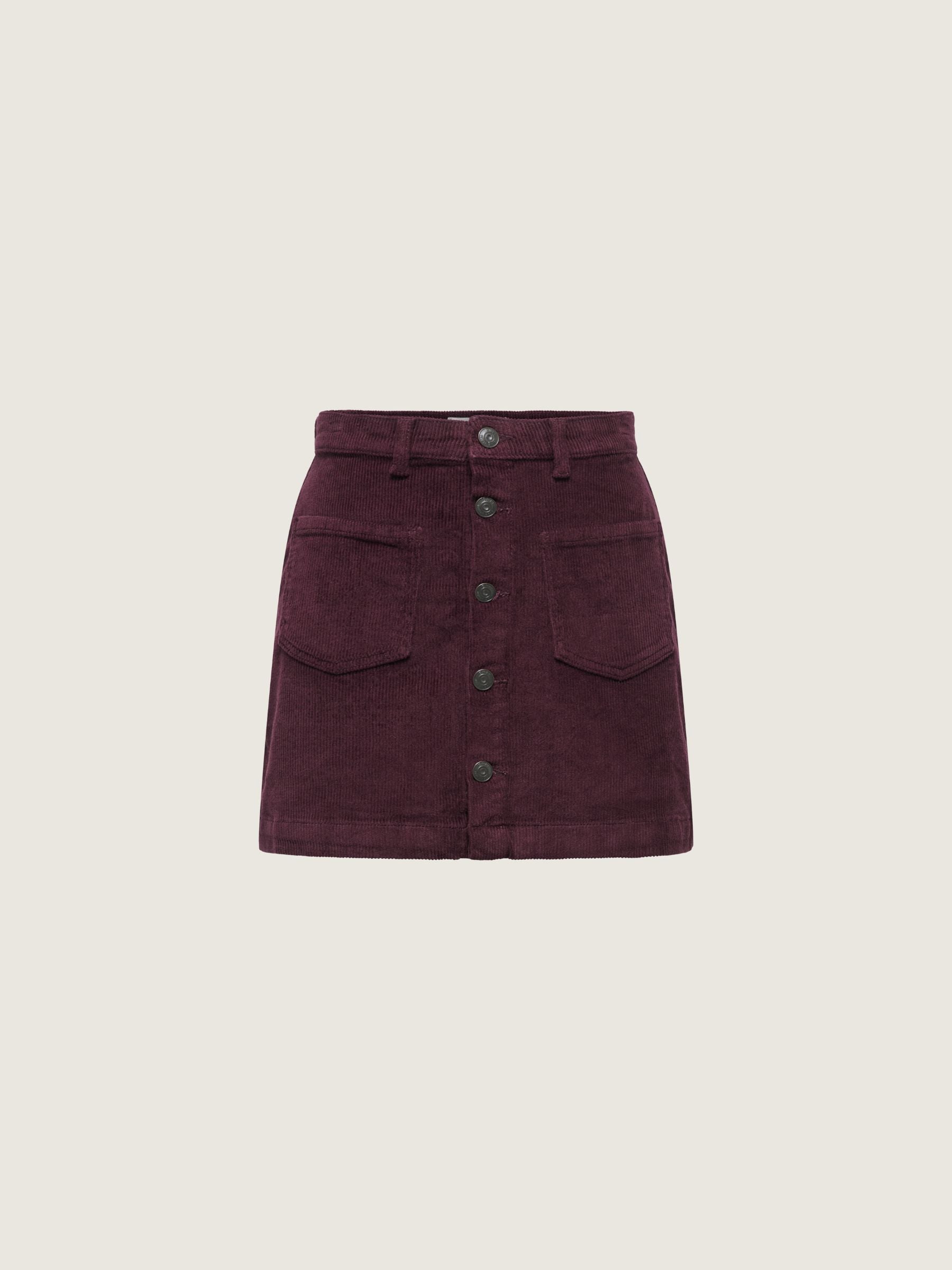 ONLY - Amazing Corduroy Skirt - Fudge