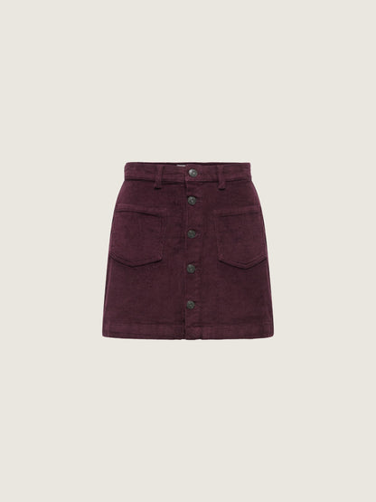 ONLY - Amazing Corduroy Skirt - Fudge