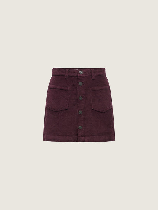 ONLY - Amazing Corduroy Skirt - Fudge