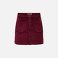 ONLY - Amazing Cord Skirt - Tawny Port
