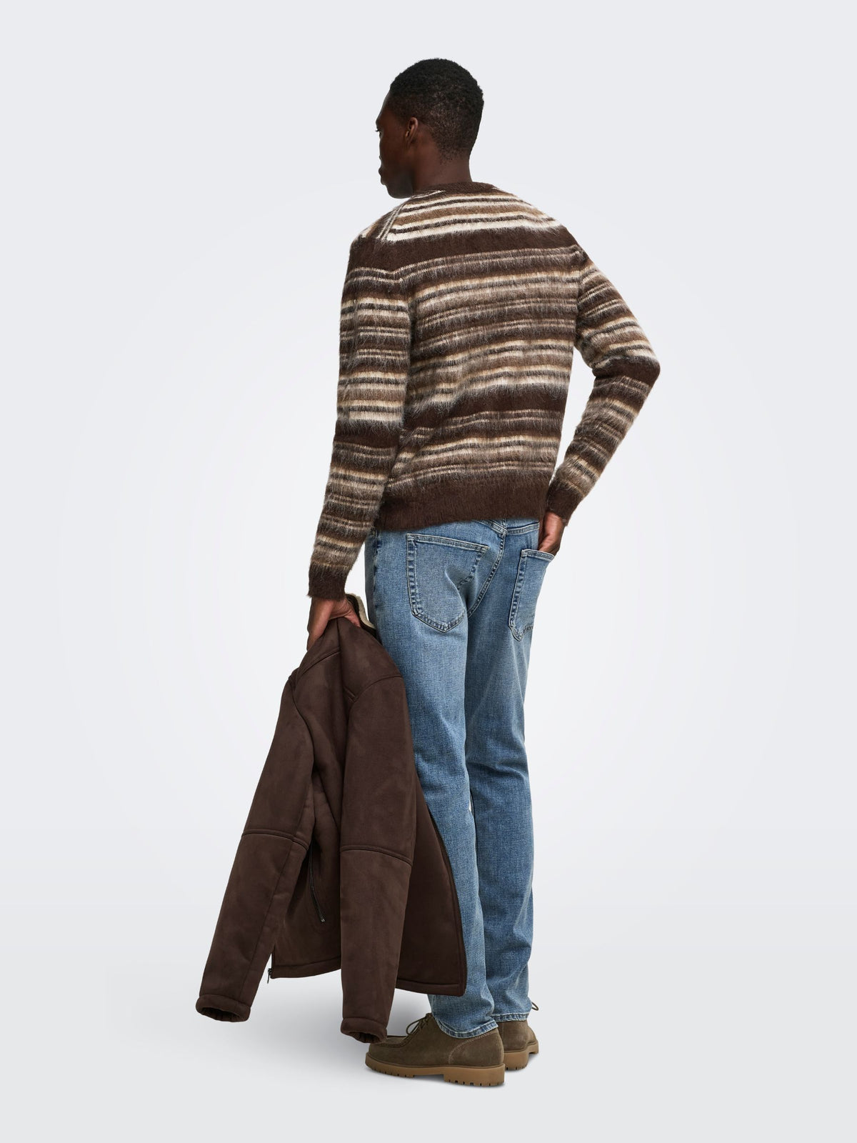 ONLY & SONS - Aiden Stripe Knit Sweater - 