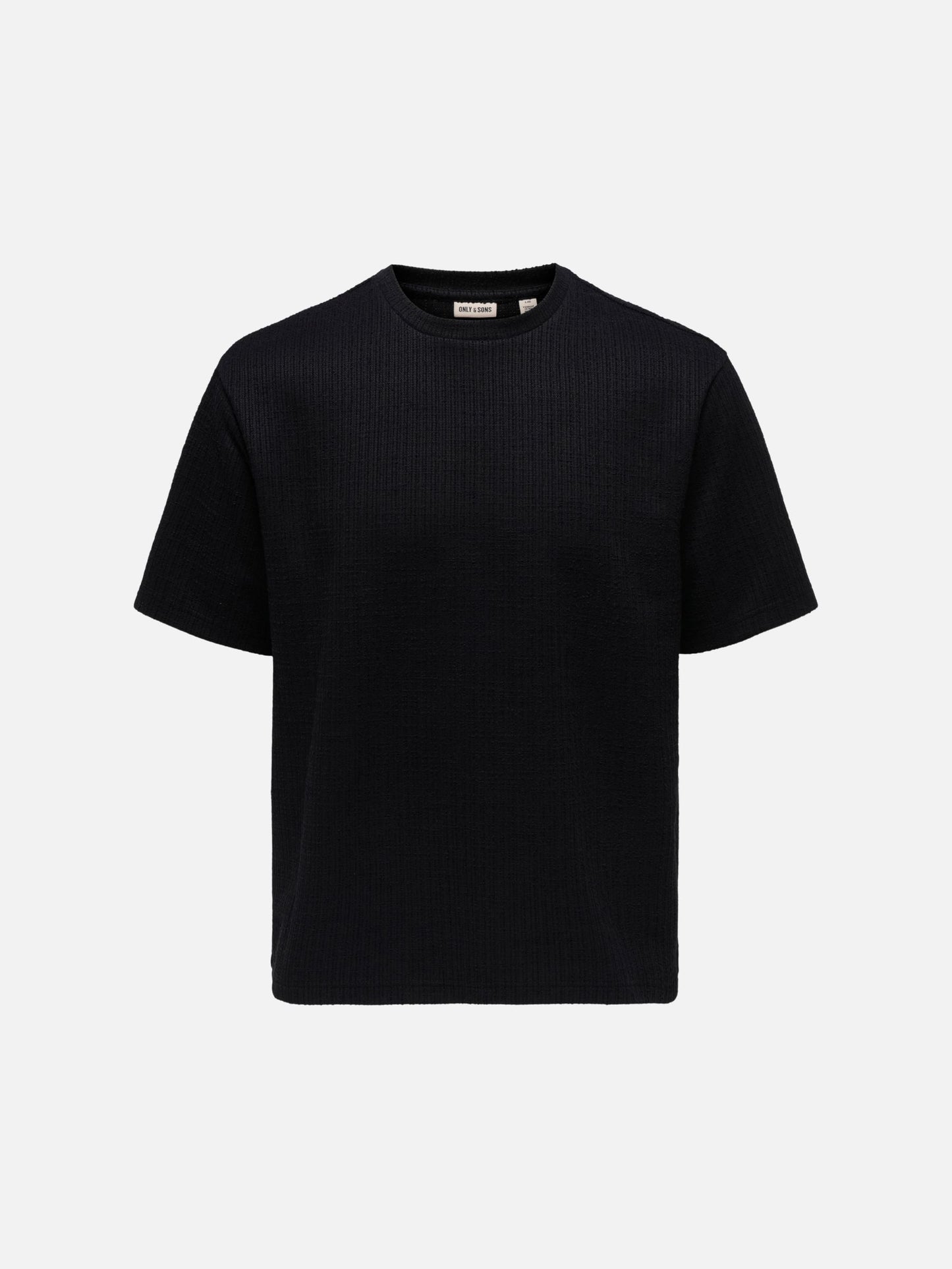 ONLY & SONS - Andre Jacquard Knit T-Shirt - Black
