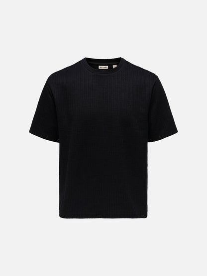 ONLY & SONS - Andre Jacquard Knit T-Shirt - Black