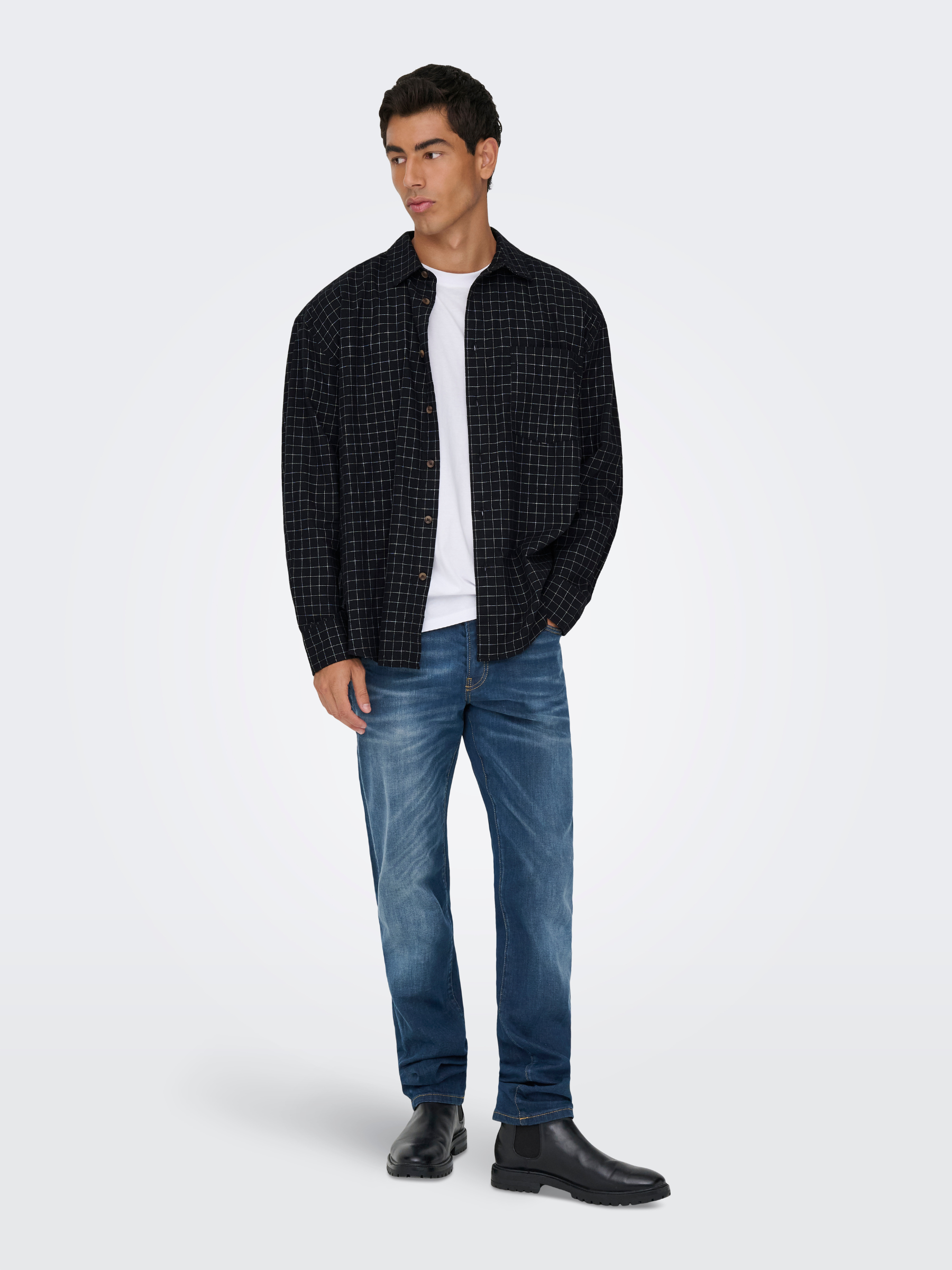 ONLY & SONS - Barney Longsleeve Check Shirt - 