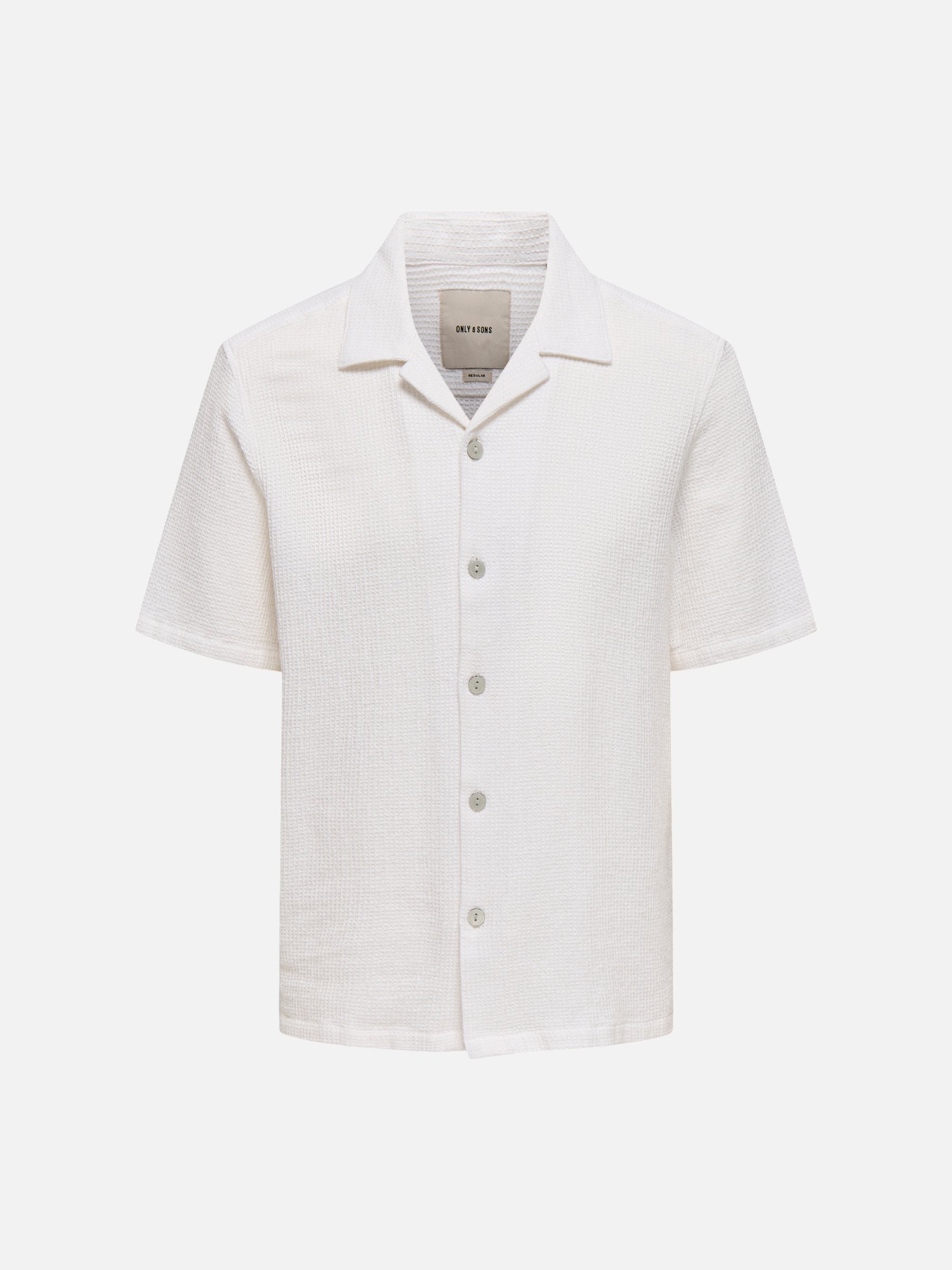 ONLY & SONS - Bertil Waffle Resort Shortsleeve Shirt - 
