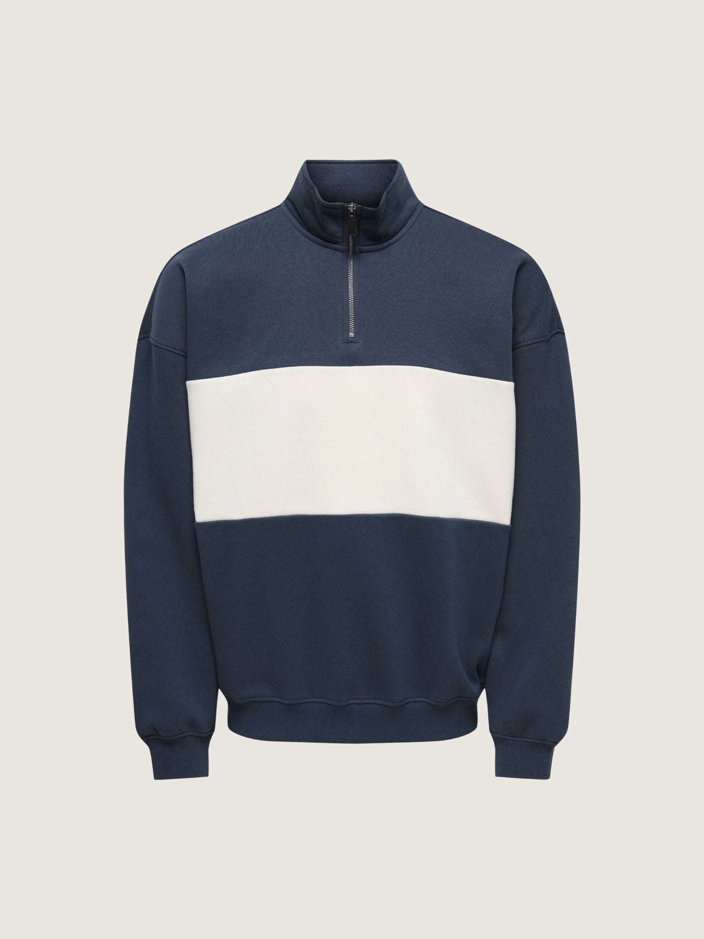 ONLY & SONS - Ceres Oversized Half-Zip Sweatshirt - 