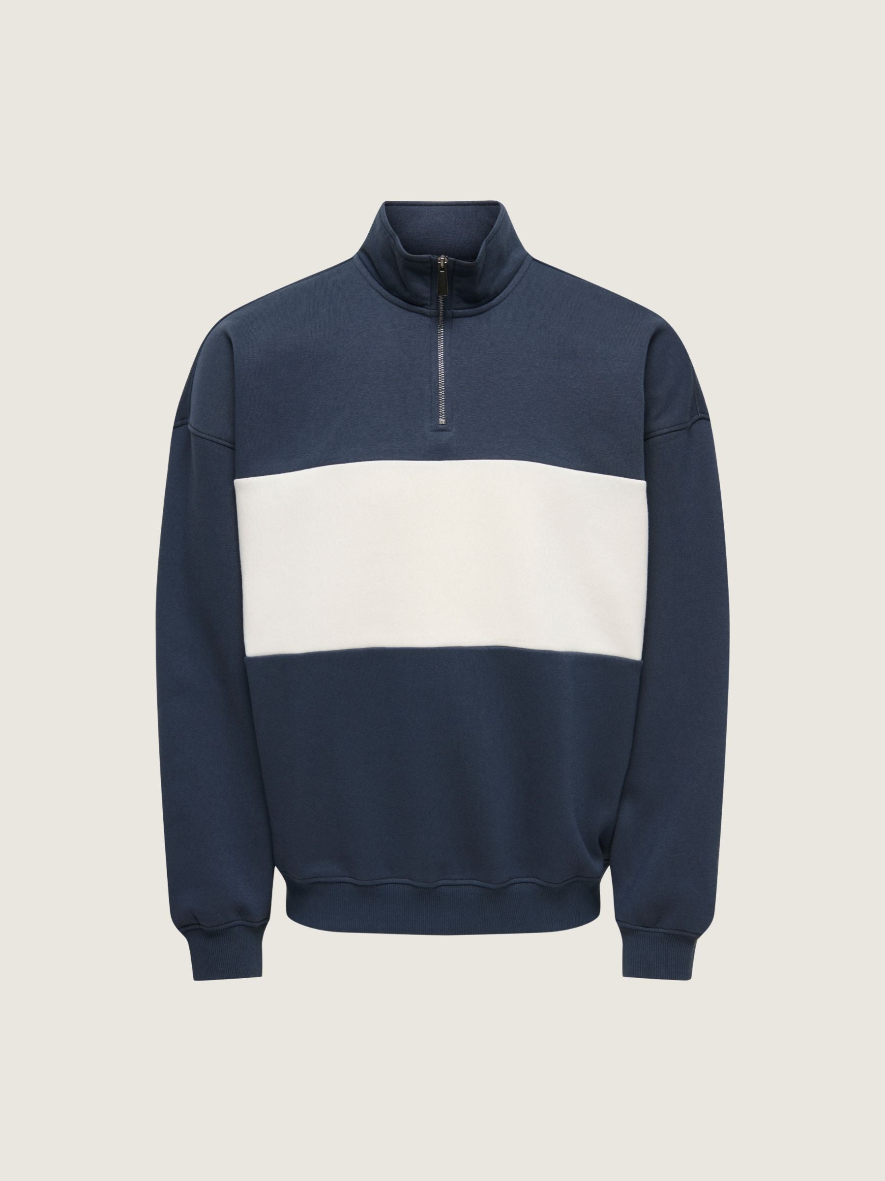ONLY & SONS - Ceres Oversized Half-Zip Sweatshirt - 