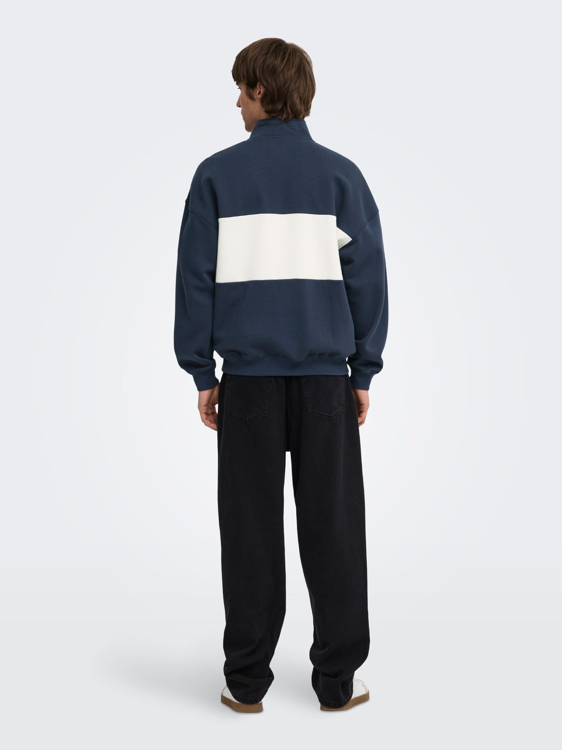ONLY & SONS - Ceres Oversized Half-Zip Sweatshirt - 
