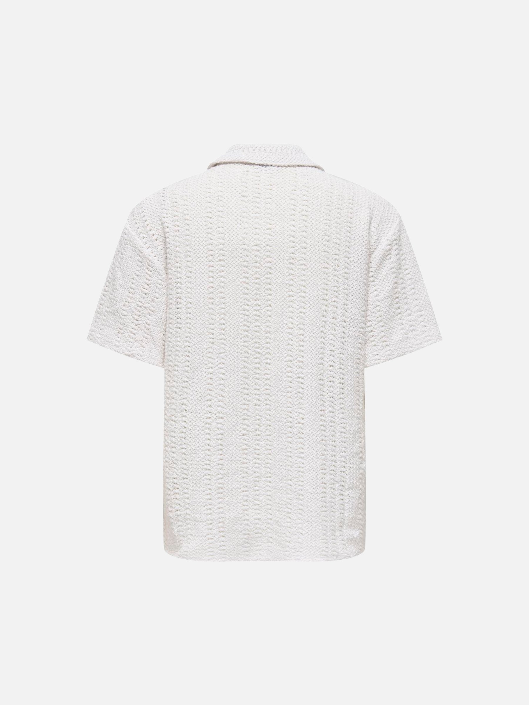 ONLY & SONS - Dani Crochet Shortsleeve Shirt - 