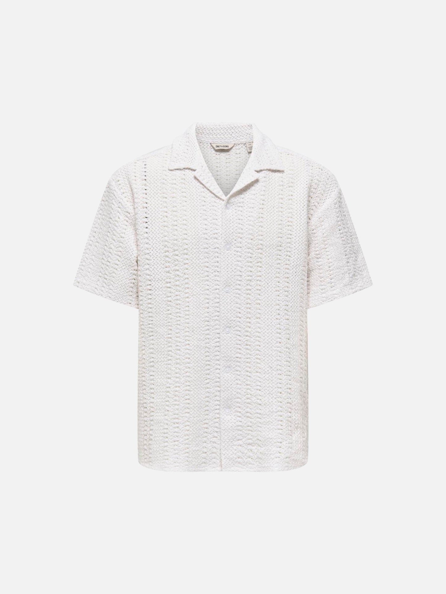 ONLY & SONS - Dani Crochet Shortsleeve Shirt - 