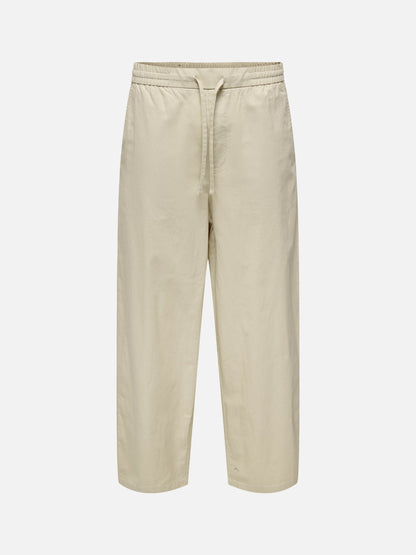 ONLY & SONS - Daves Wide Leg Pants - Silver Lining