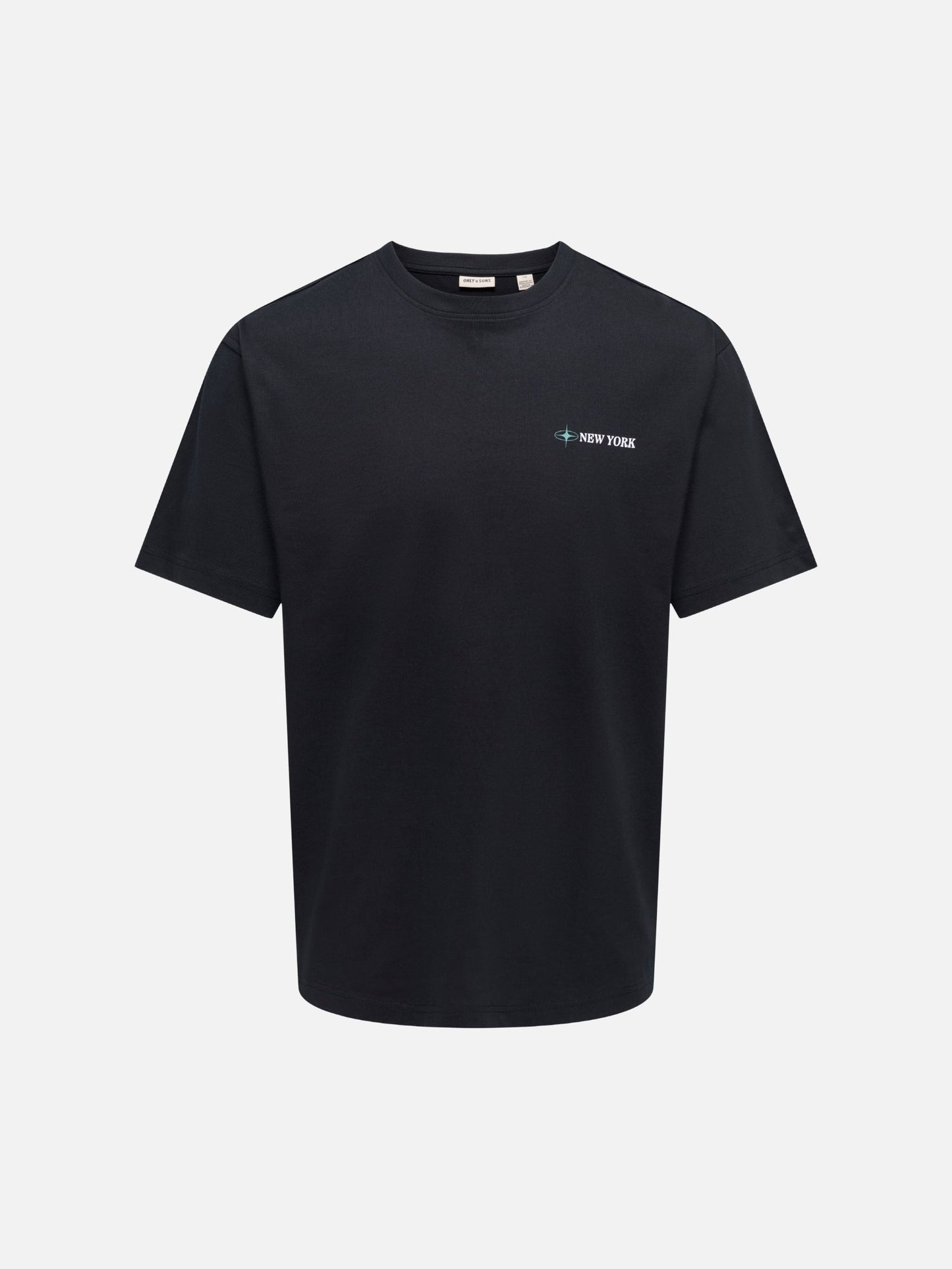 ONLY & SONS - Blueprint Graphic Shortsleeve T-Shirt - Black New York