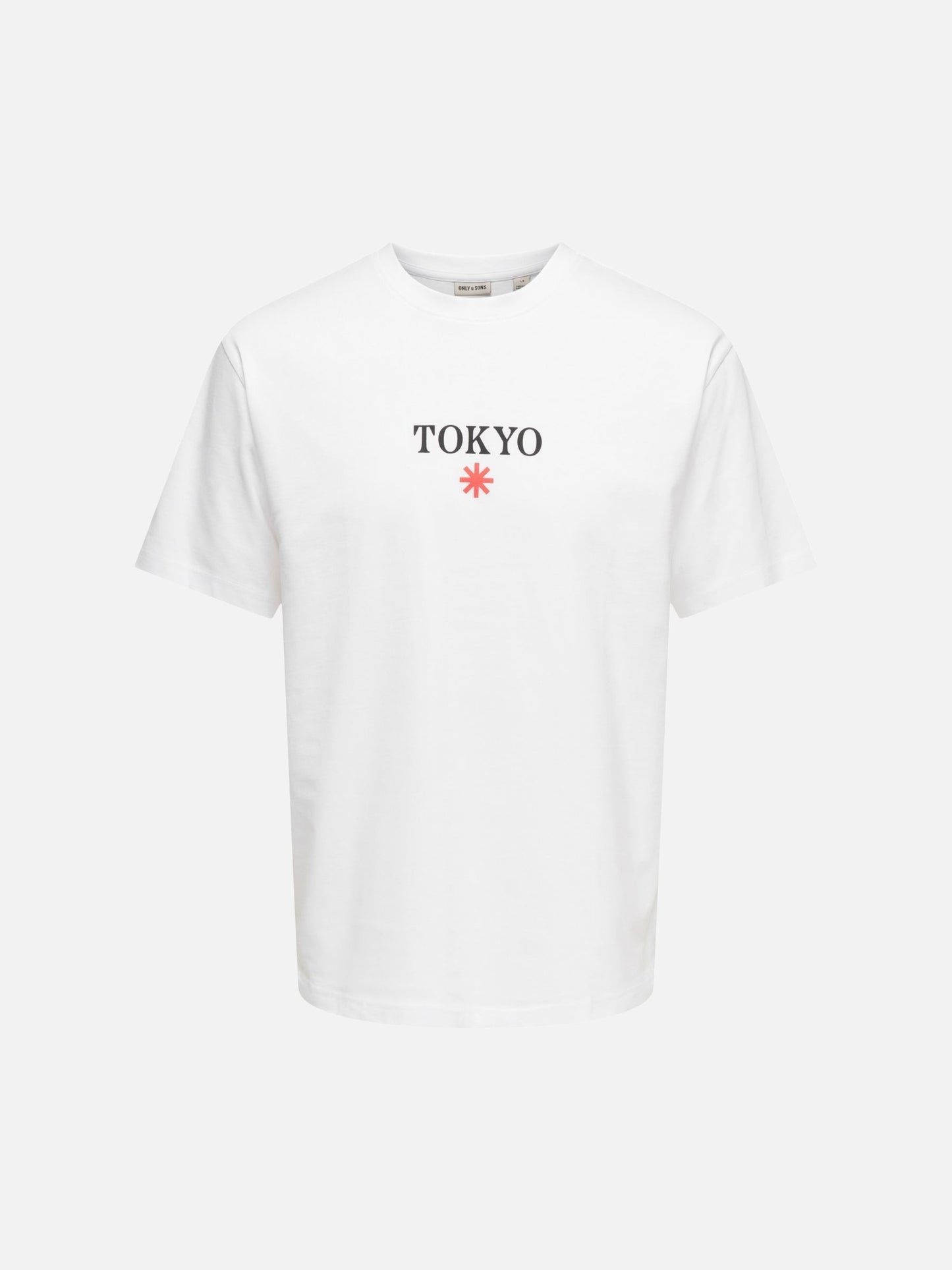 ONLY & SONS - Blueprint Graphic Shortsleeve T-Shirt - Bright White Tokyo