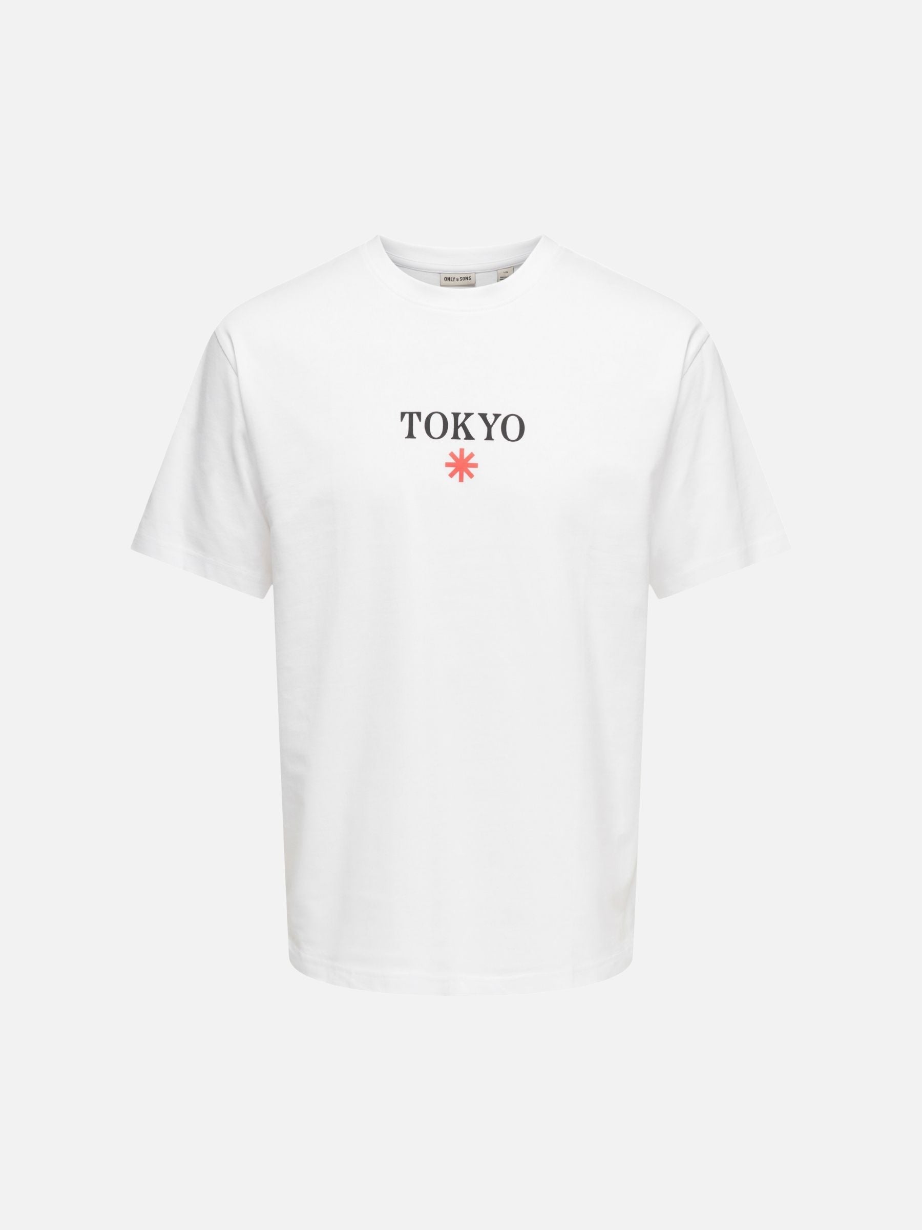 ONLY & SONS - Blueprint Graphic Shortsleeve T-Shirt - Bright White Tokyo