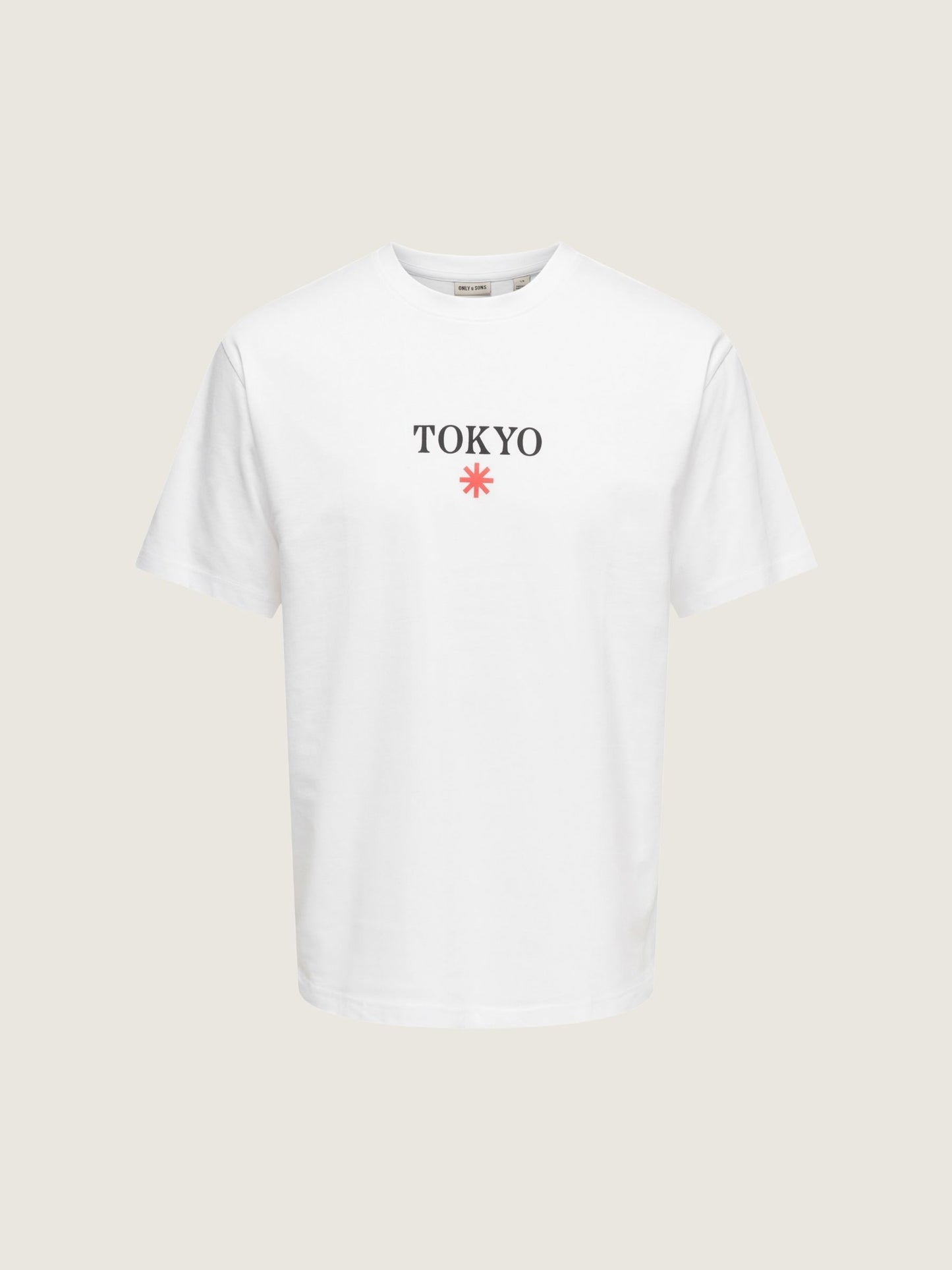 ONLY & SONS - Blueprint Graphic Shortsleeve T-Shirt - Bright White Tokyo