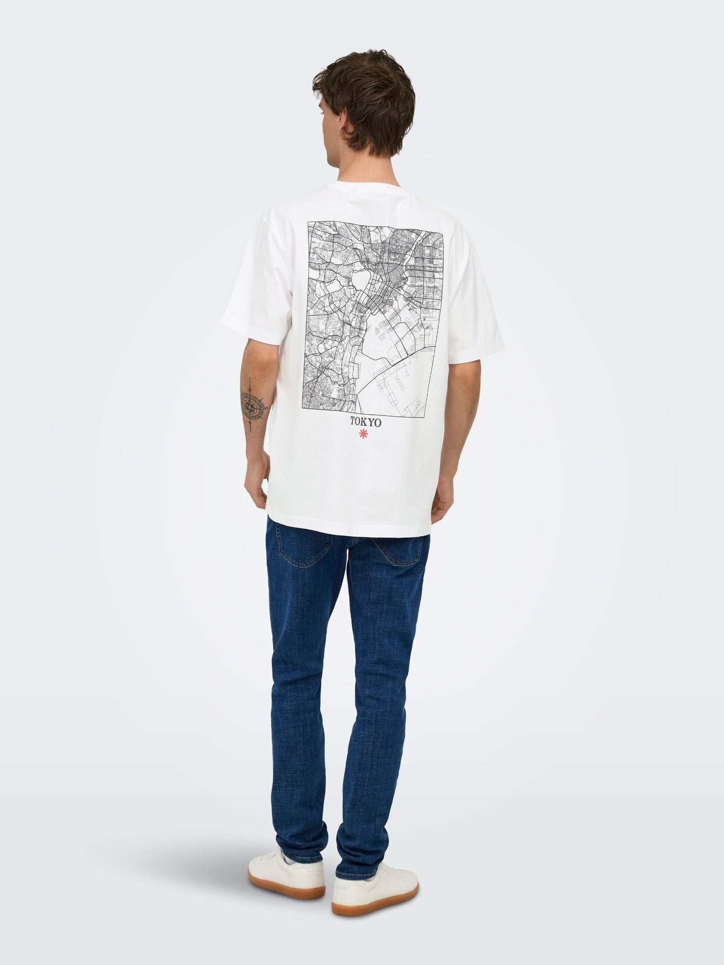 ONLY & SONS - Blueprint Graphic Shortsleeve T-Shirt - 