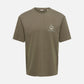 ONLY & SONS - Fred Marco Relaxed Graphic Shortsleeve T-Shirt - Canteen Expresso