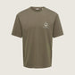 ONLY & SONS - Fred Marco Relaxed Graphic Shortsleeve T-Shirt - Canteen Expresso