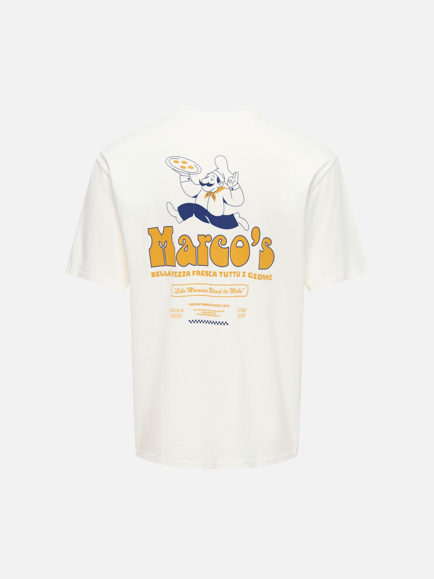 ONLY & SONS - Fred Marco Relaxed Graphic Shortsleeve T-Shirt - 
