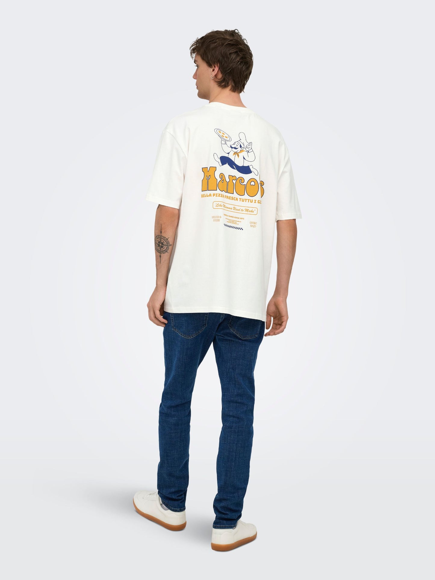 ONLY & SONS - Fred Marco Relaxed Graphic Shortsleeve T-Shirt - 