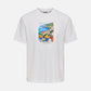 ONLY & SONS - Fred Painting Graphic Shortsleeve T-Shirt - White Squeeze