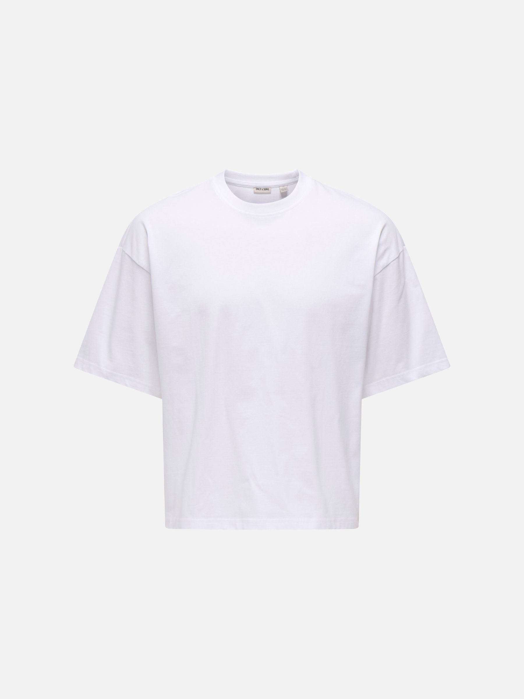 ONLY & SONS - Fred Relaxed Shortsleeve Crop T-Shirt - 