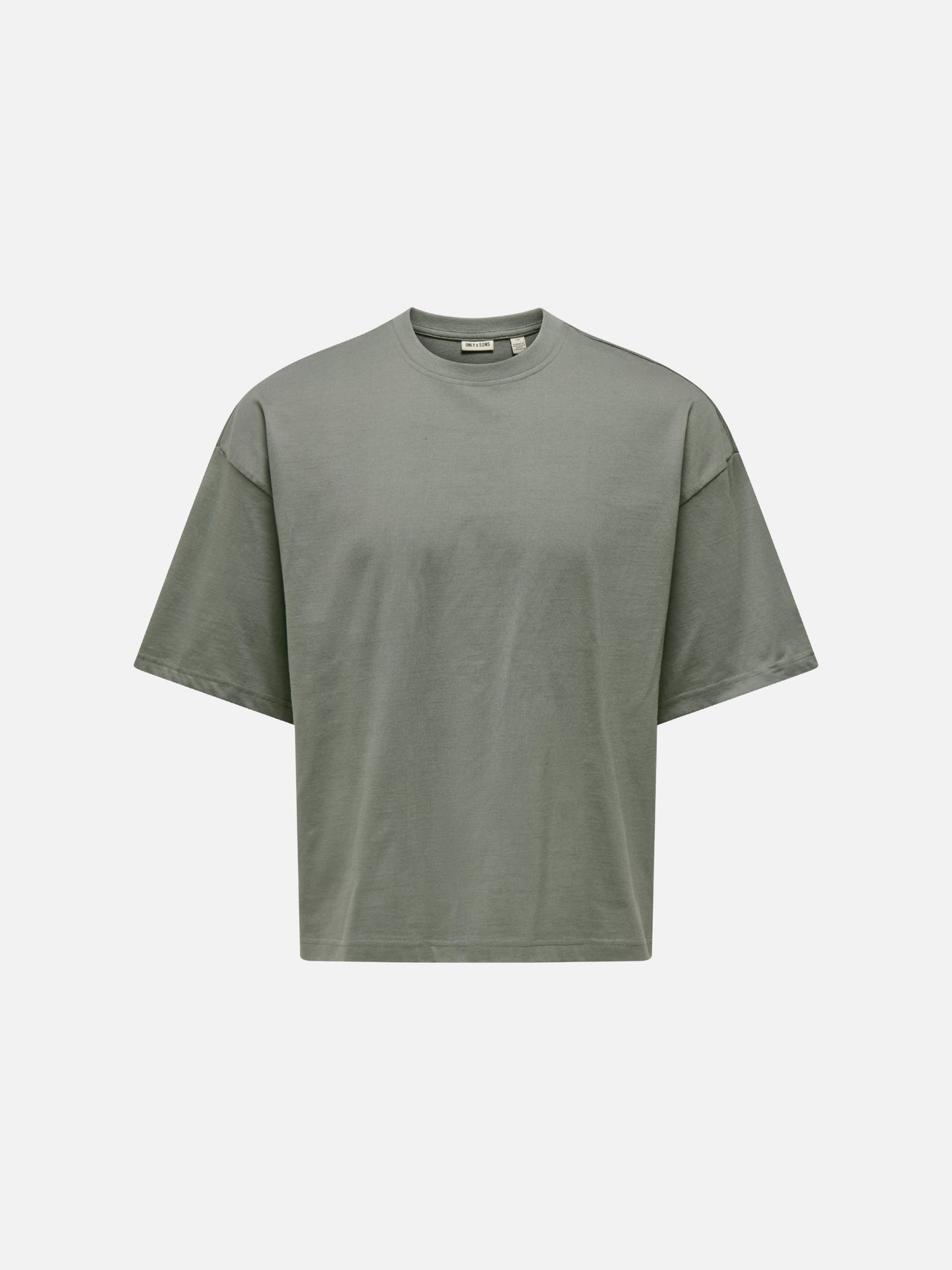 ONLY & SONS - Fred Relaxed Shortsleeve Crop T-Shirt - 