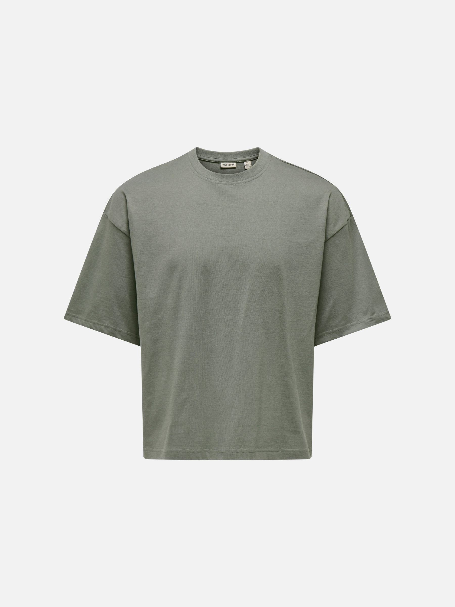 ONLY & SONS - Fred Relaxed Shortsleeve Crop T-Shirt - 