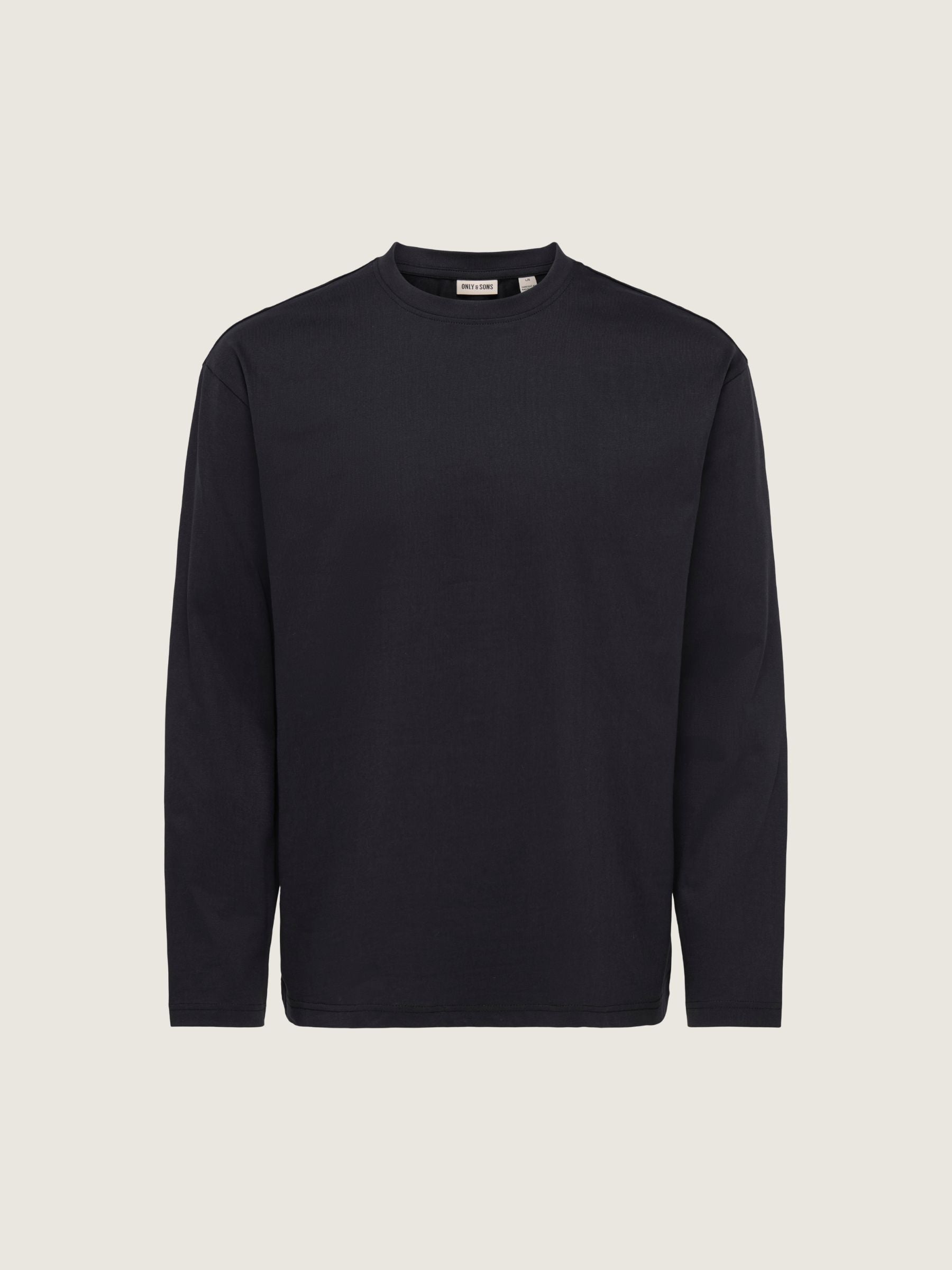 ONLY & SONS - Fred Relaxed Longsleeve T-Shirt - Black