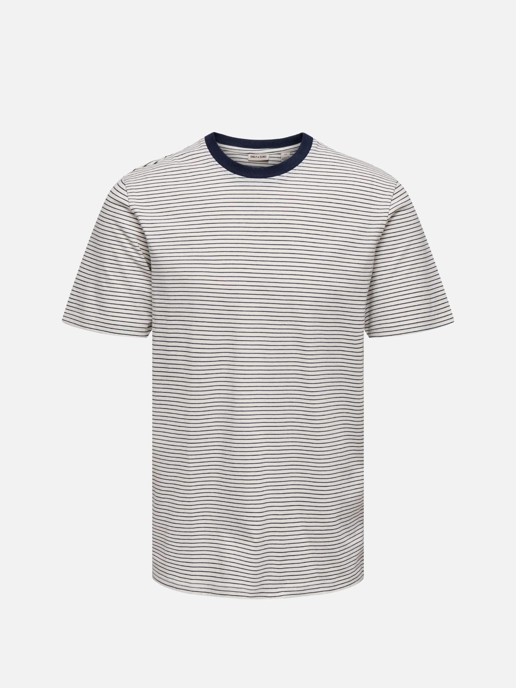 ONLY & SONS - Fred Stripe Shortsleeve T-Shirt - 