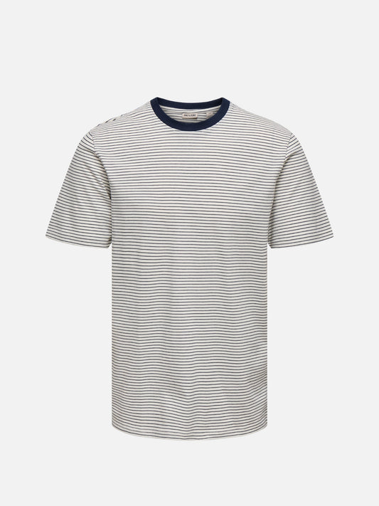 ONLY & SONS - Fred Stripe Shortsleeve T-Shirt - 