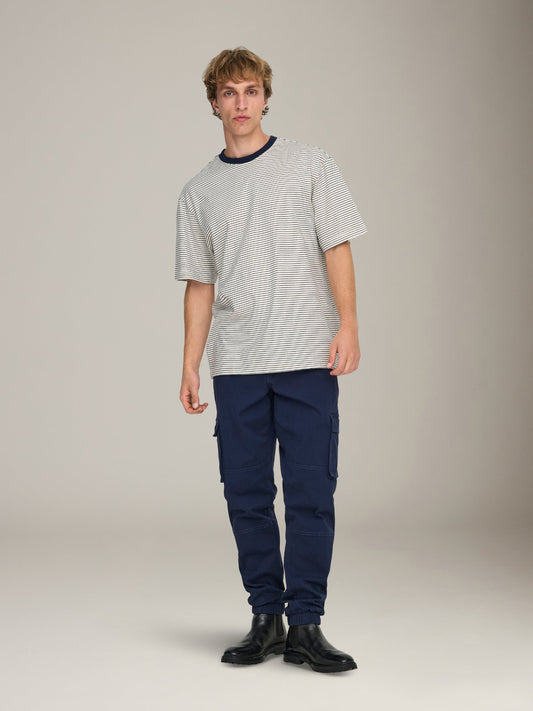 ONLY & SONS - Fred Stripe Shortsleeve T-Shirt - 