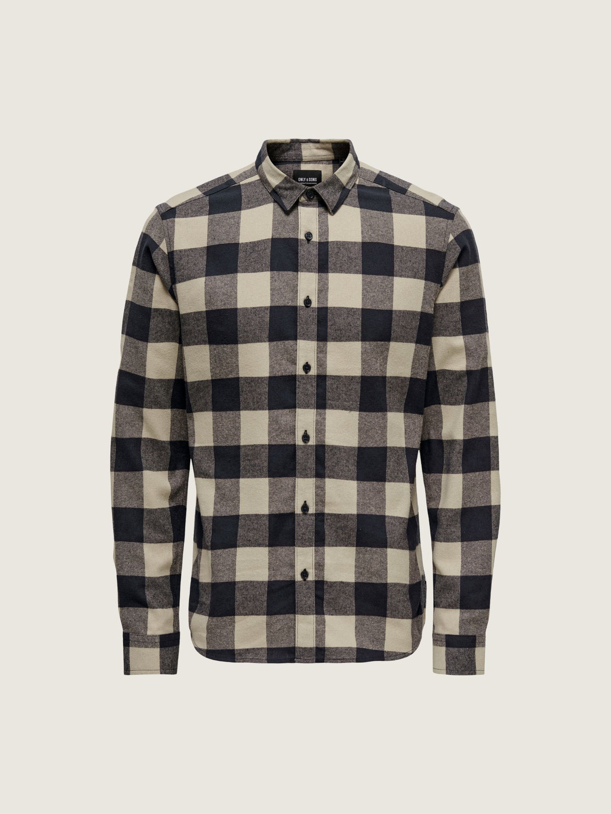 ONLY & SONS - Gudmund Longsleeve Checked Shirt - Dark Navy
