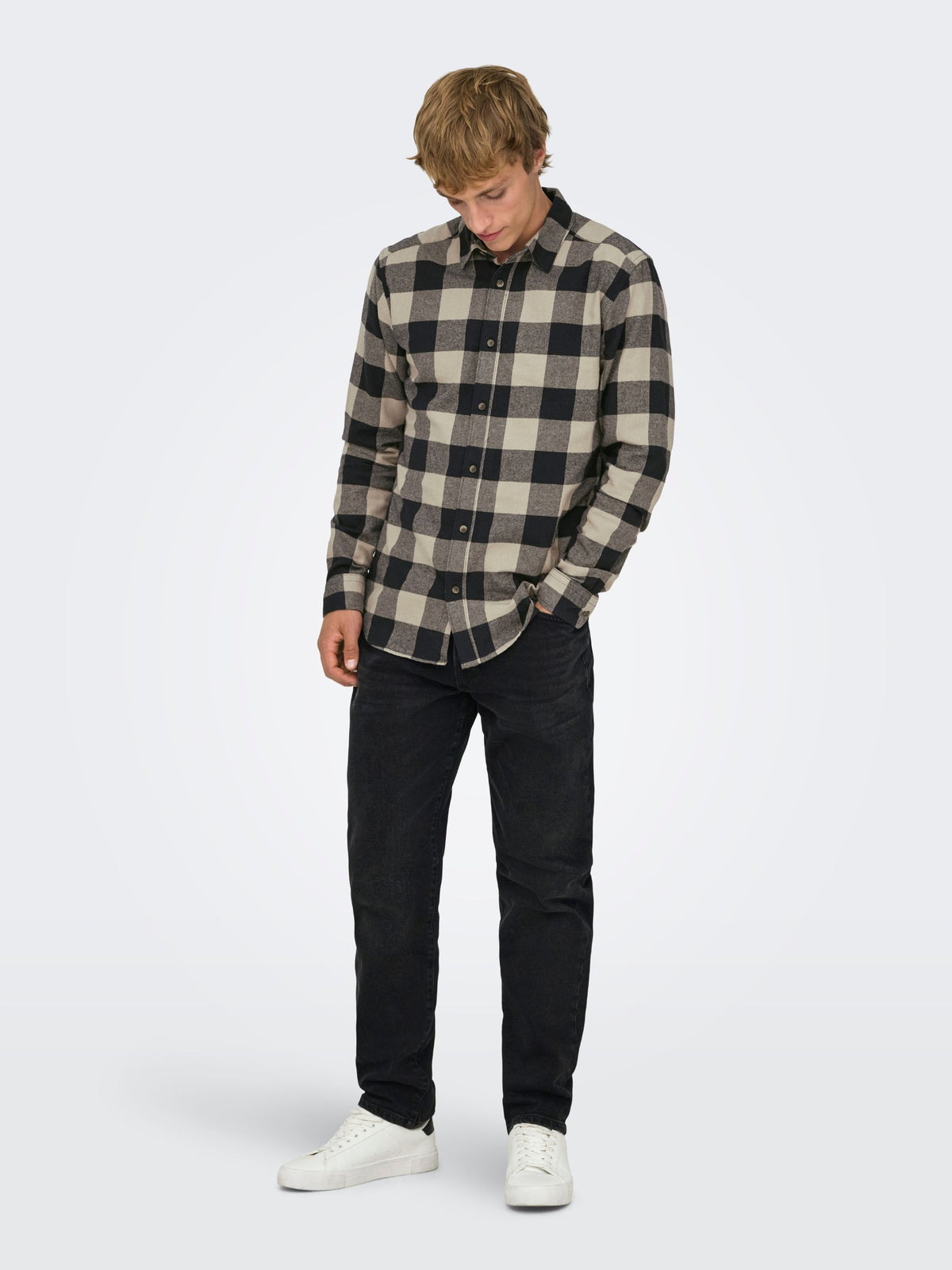 ONLY & SONS - Gudmund Longsleeve Checked Shirt - 
