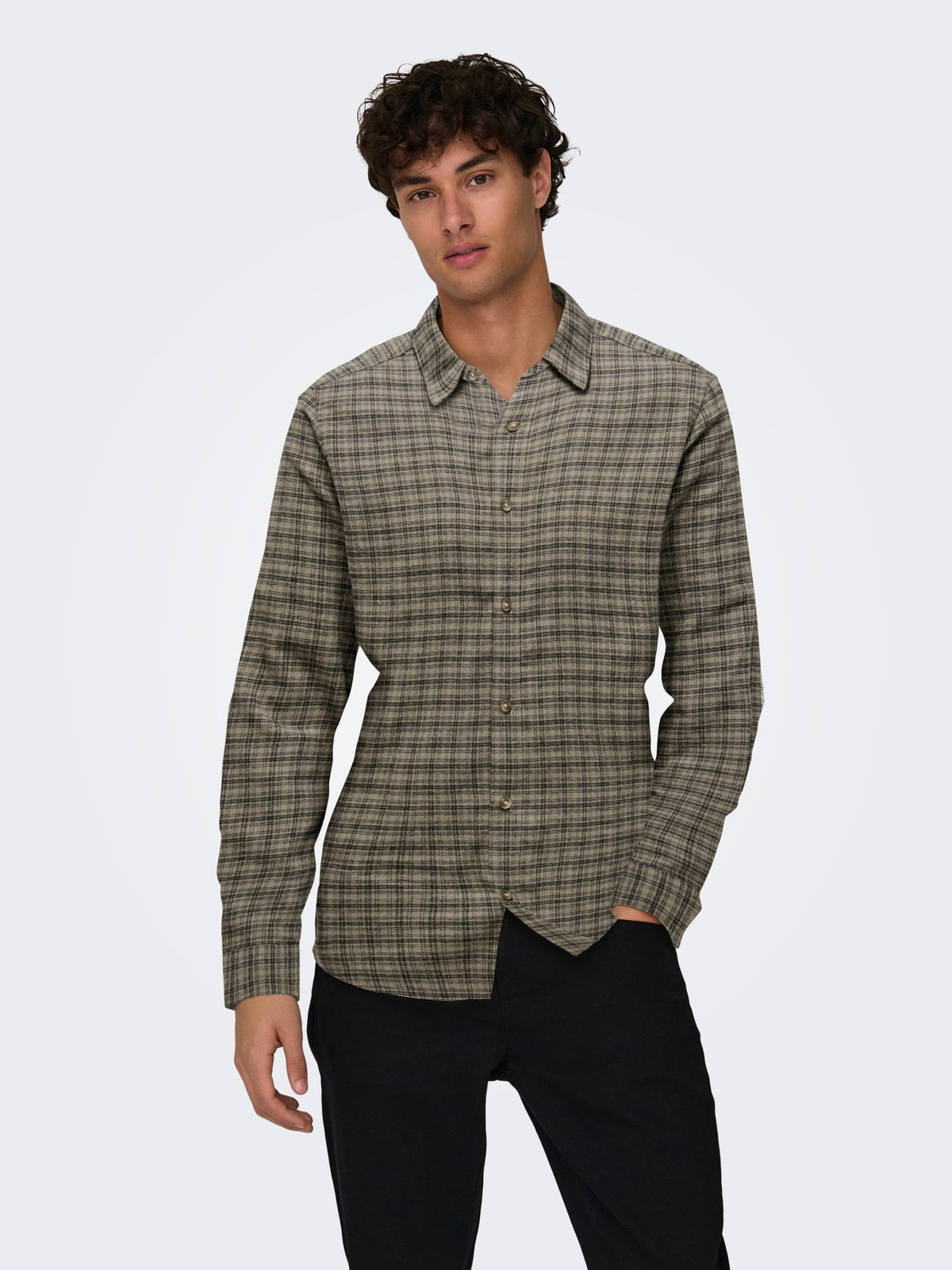 ONLY & SONS - Gudmund Longsleeve Checked Shirt - 
